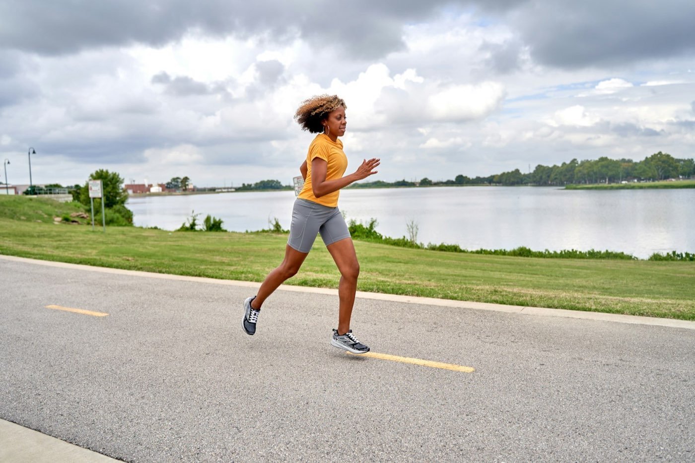 Woman running outdoors — regular activity improves insulin sensitivity, a key driver of PCOS symptoms